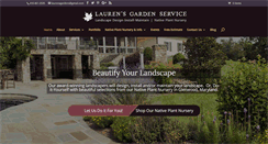 Desktop Screenshot of laurensgardenservice.com